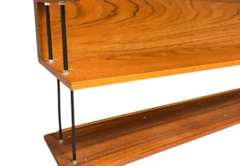 Mid-Century Modern Wall Mounted Shelf by Walter Wirtz for Wilhelm Renz, 1960s